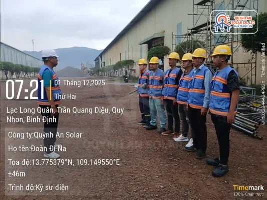 Điện sạch Gia Lai tại Công trình Điệm mặt trời nhà xưởng