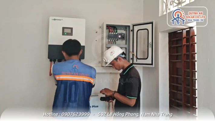 Quỳnh An Solar tại công trình Điện dân dụng